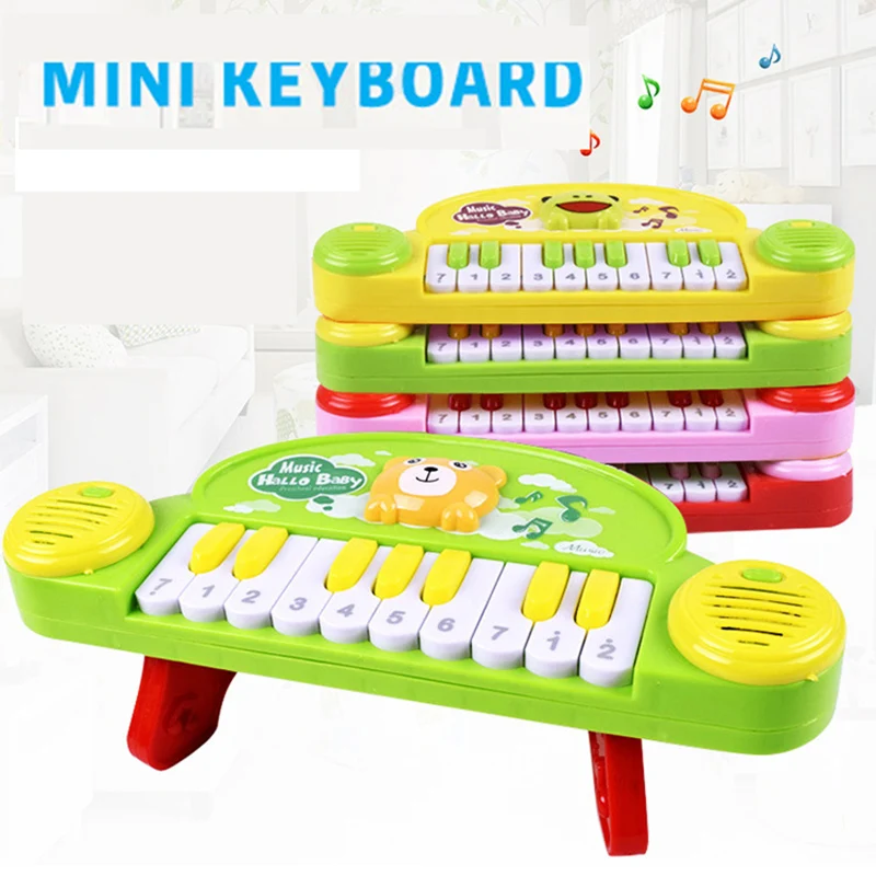 Kids Children Piano Toys Mini Electronic Piano Keyboard Musical Instrument Toy With 10 Pre-loaded Demo Songs For Kid Gifts