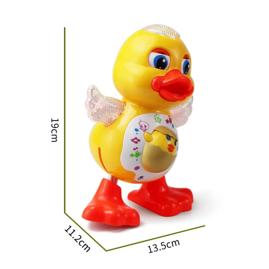 Electric Dancing Duck Funny Blink Eyes Flashing Light Shake