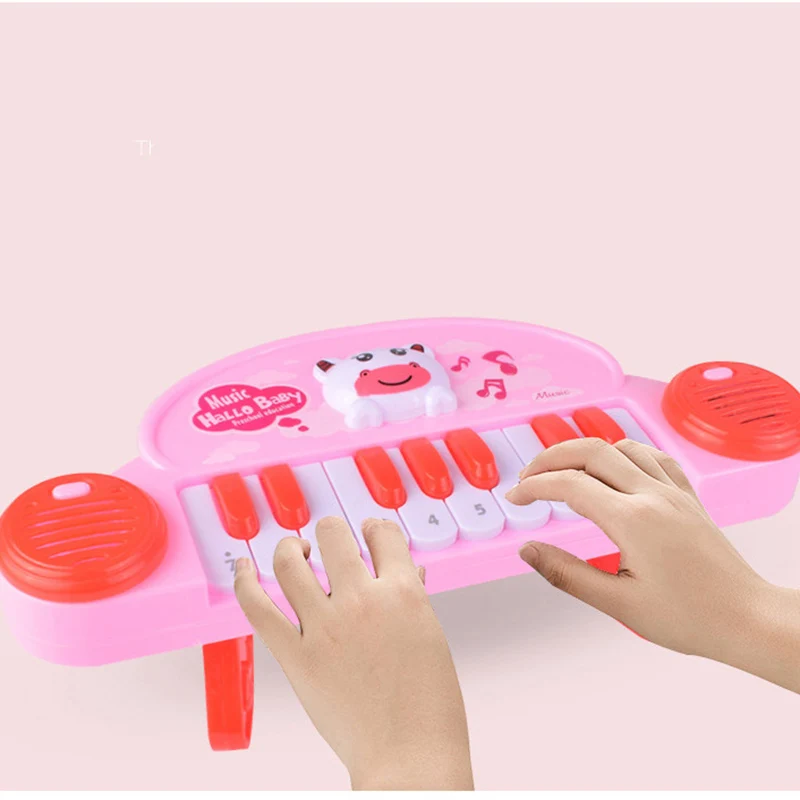 Kids Children Piano Toys Mini Electronic Piano Keyboard Musical Instrument Toy With 10 Pre-loaded Demo Songs For Kid Gifts