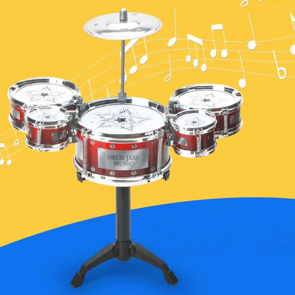 Drum sets for children beginners children's toys dynamic jazz drums for western percussion instrument