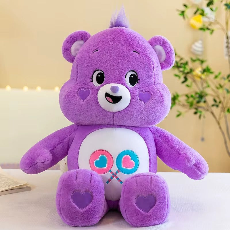 MINISO Rainbow Bear Cartoon Plush Doll Super Soft and Soothing Sleeping Doll Sofa