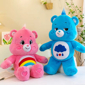 MINISO Rainbow Bear Cartoon Plush Doll Super Soft and Soothing Sleeping Doll Sofa