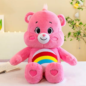 MINISO Rainbow Bear Cartoon Plush Doll Super Soft and Soothing Sleeping Doll Sofa